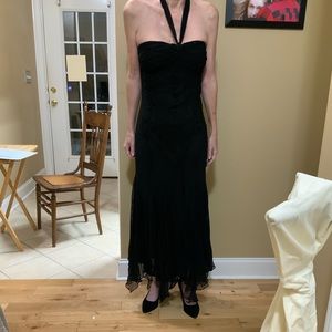 Scala evening dress size l. Shell 100% silk